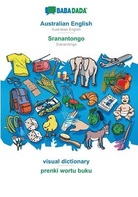 BABADADA, Australian English - Sranantongo, visual dictionary - prenki wortu buku 1