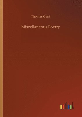 bokomslag Miscellaneous Poetry