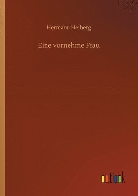 bokomslag Eine vornehme Frau