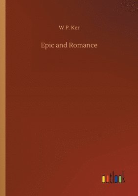 bokomslag Epic and Romance