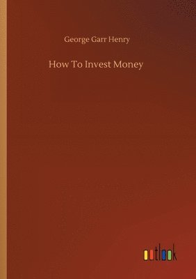 bokomslag How To Invest Money