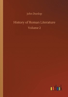 bokomslag History of Roman Literature