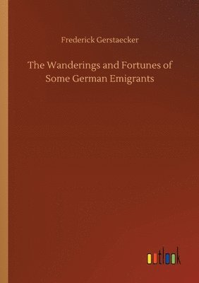 bokomslag The Wanderings and Fortunes of Some German Emigrants