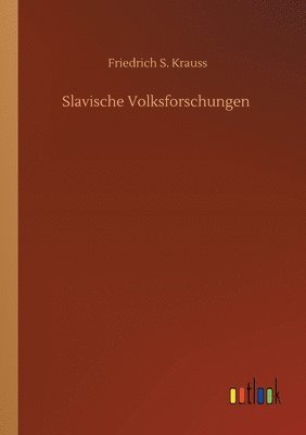 bokomslag Slavische Volksforschungen