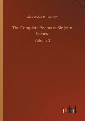 bokomslag The Complete Poems of Sir John Davies