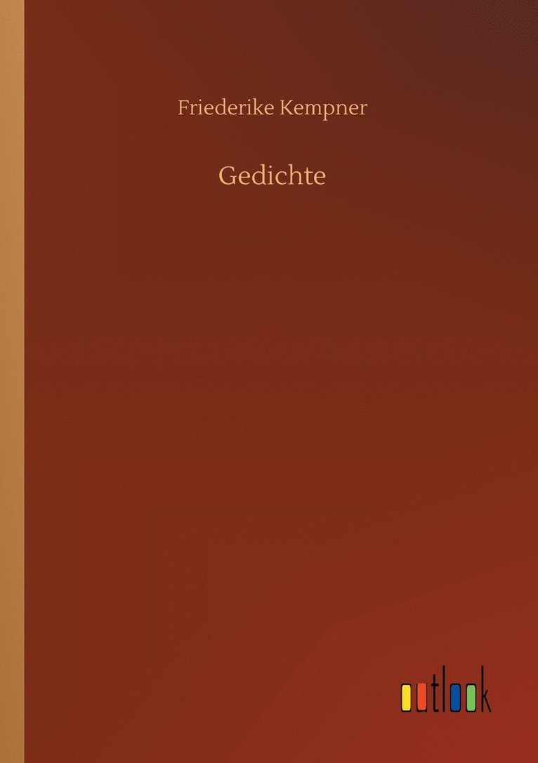 Friederike Kempner - Gedichte, Häftad