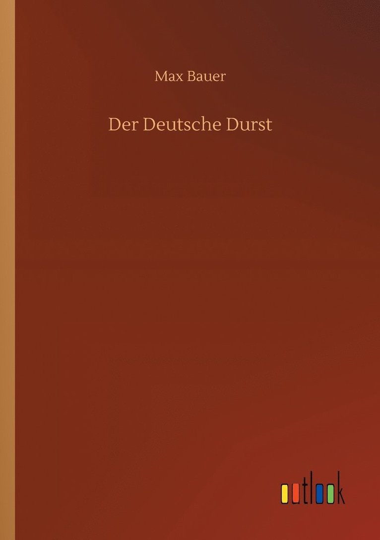 Der Deutsche Durst 1