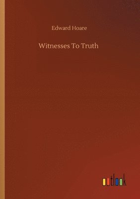 bokomslag Witnesses To Truth