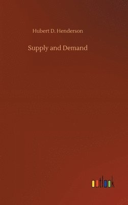 bokomslag Supply and Demand