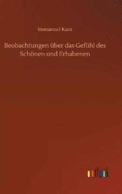 bokomslag Beobachtungen ber das Gefhl des Schnen und Erhabenen