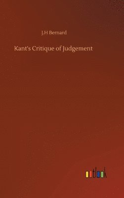 bokomslag Kant's Critique of Judgement