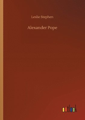 bokomslag Alexander Pope