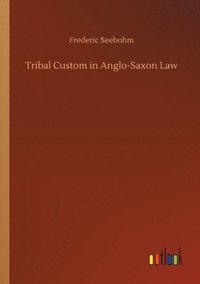 bokomslag Tribal Custom in Anglo-Saxon Law