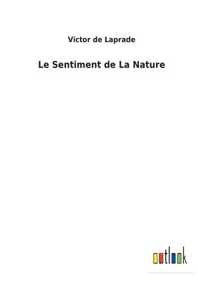 bokomslag Sentiment de La Nature