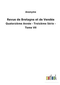 bokomslag Revue de Bretagne et de Vende