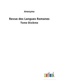 bokomslag Revue des Langues Romanes