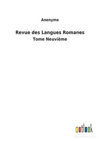 bokomslag Revue des Langues Romanes