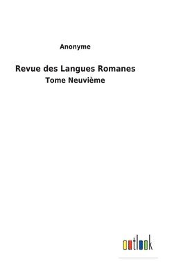 bokomslag Revue des Langues Romanes