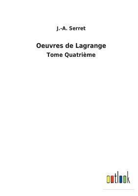 Oeuvres de Lagrange 1