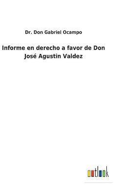 bokomslag Informe en derecho a favor de Don José Agustin Valdez