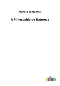 bokomslag A Philosophia de Natureza