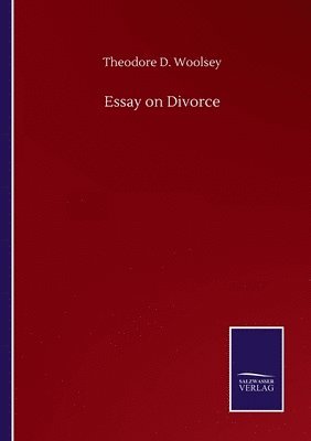 bokomslag Essay on Divorce