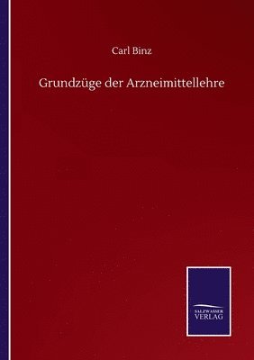 bokomslag Grundzuge der Arzneimittellehre