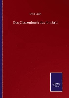 bokomslag Das Classenbuch des Ibn Sa'd