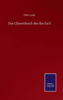 bokomslag Classenbuch des Ibn Sa'd