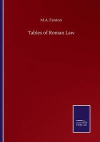 bokomslag Tables of Roman Law