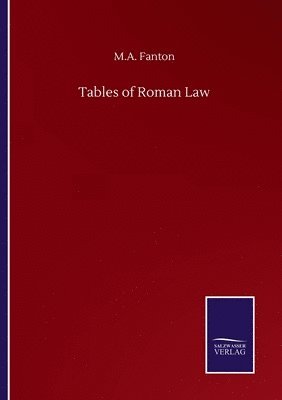 Tables of Roman Law 1