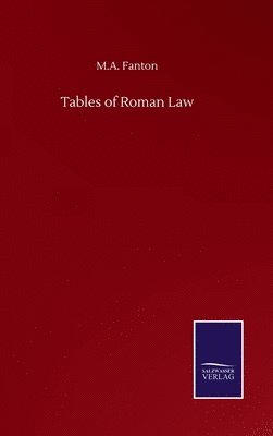 Tables of Roman Law 1
