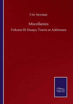 bokomslag Miscellanies