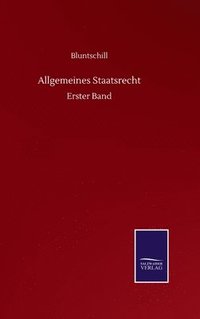 bokomslag Allgemeines Staatsrecht