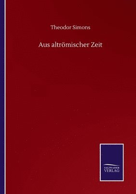 bokomslag Aus altrömischer Zeit