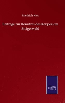 bokomslag Beiträge zur Kenntnis des Keupers im Steigerwald