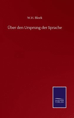 bokomslag ber den Ursprung der Sprache