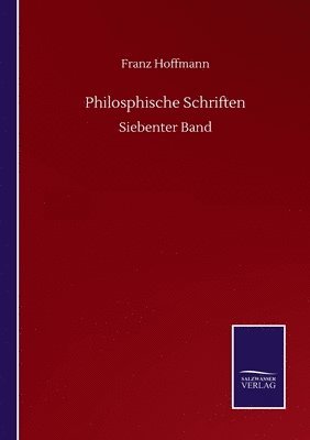 Philosphische Schriften 1