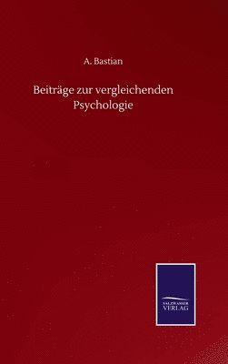 bokomslag Beitrge zur vergleichenden Psychologie