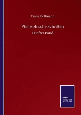 Philosphische Schriften 1