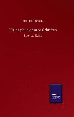 bokomslag Kleine philologische Schriften