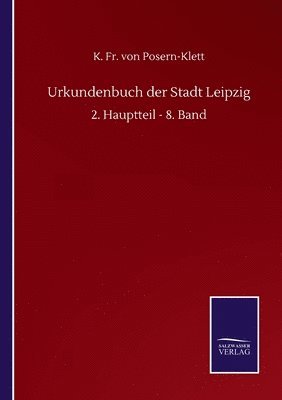 bokomslag Urkundenbuch der Stadt Leipzig