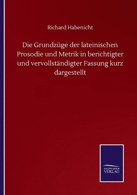 bokomslag Die Grundzge der lateinischen Prosodie und Metrik in berichtigter und vervollstndigter Fassung kurz dargestellt