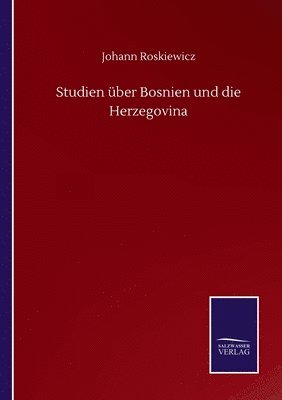 Johann Roskiewicz - Studien über Bosnien und die Herzegovina, Häftad