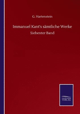 Immanuel Kant's smtliche Werke 1