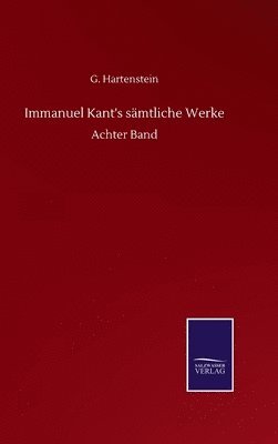 bokomslag Immanuel Kant's smtliche Werke