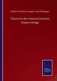 bokomslag bersicht der sterreichischen Staatsvertrge