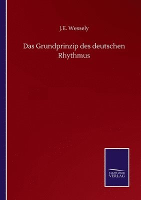 bokomslag Grundprinzip des deutschen Rhythmus