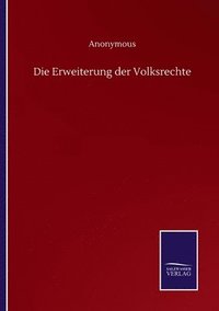 bokomslag Die Erweiterung der Volksrechte