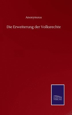 bokomslag Die Erweiterung der Volksrechte